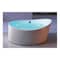 Eago EAGO AM2130 66" Round Free Standing Acrylic Air Bubble Bathtub AM2130 - alternate 6